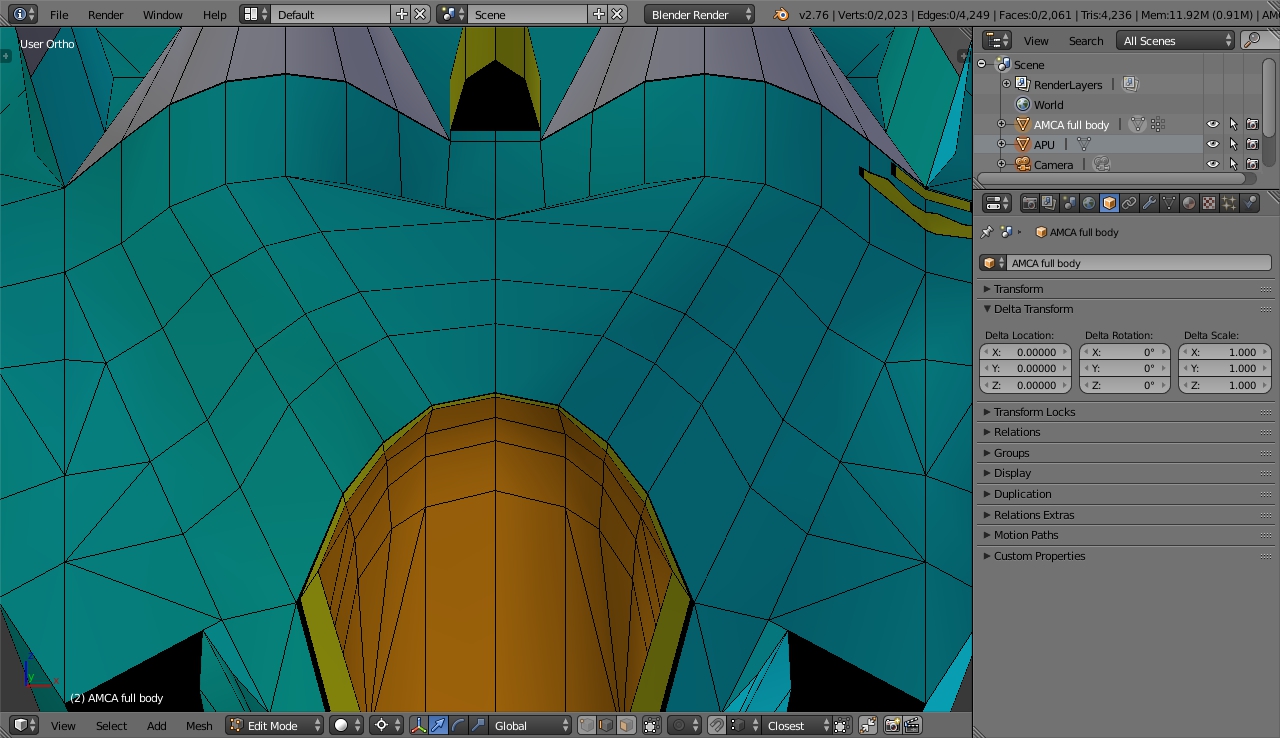 AMCA blender, 18 aug'26, fwd & mid spine blend modification-1, Edit mode, Solid view, front el...jpg