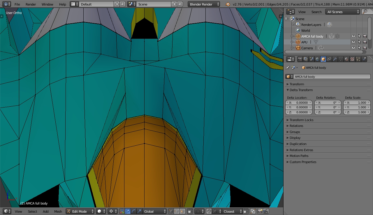 AMCA blender, 18 aug'26, fwd & mid spine blend modification-4, Edit mode, Solid view, front el...jpg