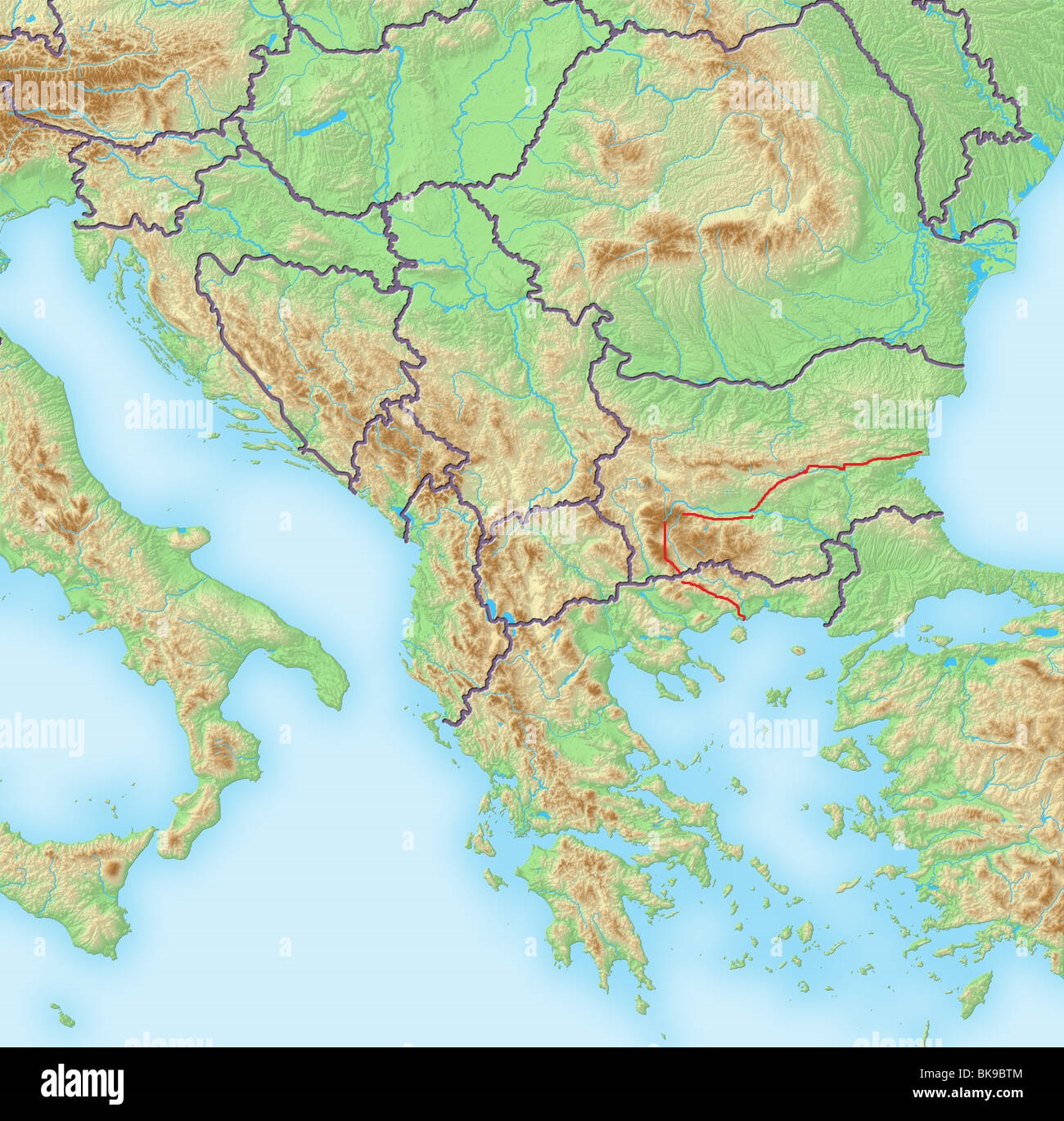 balkans-shaded-relief-map-BK9BTM.jpg