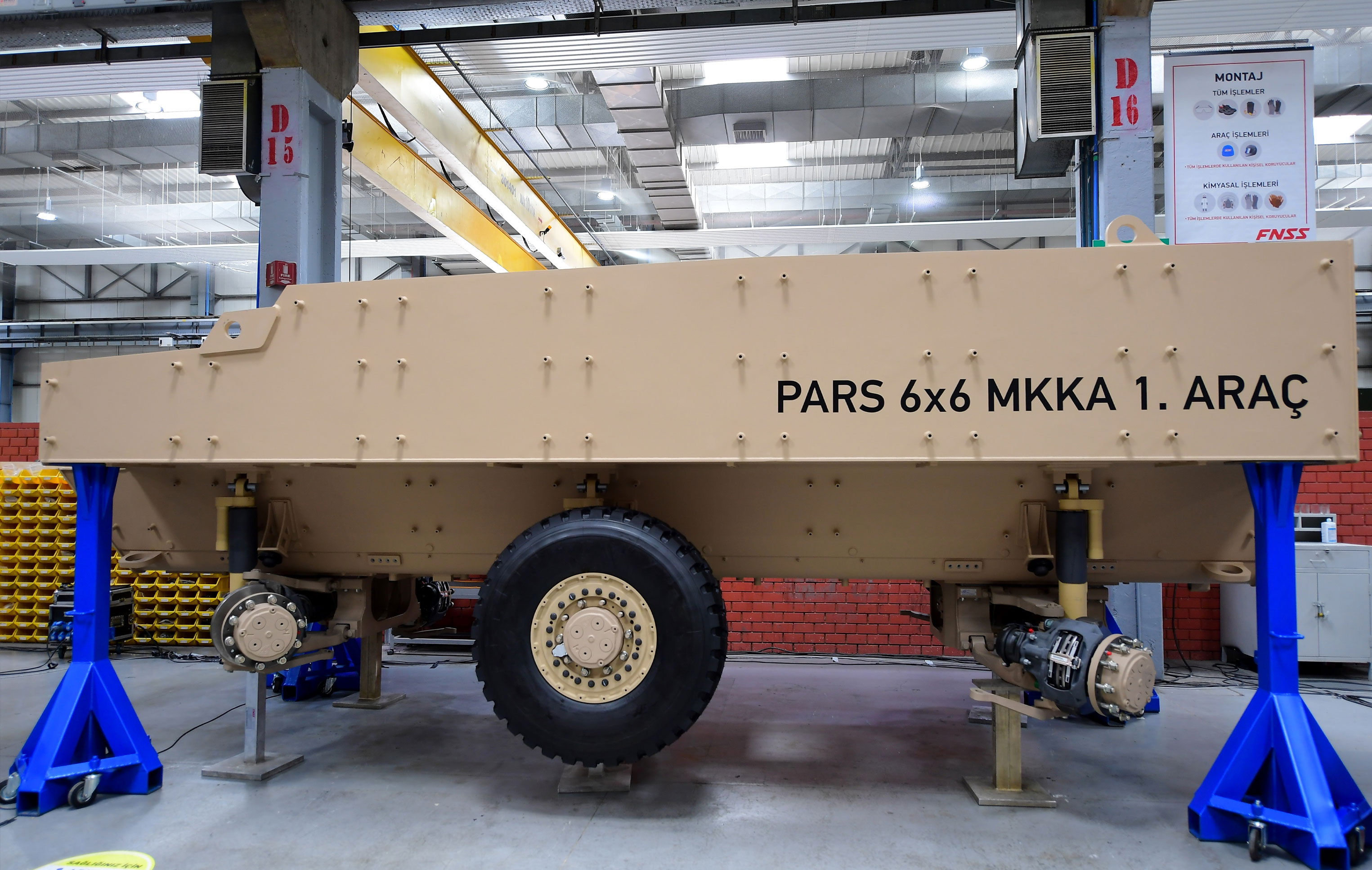 1st Pars 6x6 MMKA being assembled at FNSS facilities