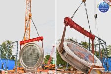 Kaiga 5 & 6 reactor end shield L&T made 2.jpg