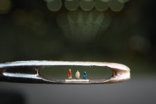 18K gold microsculptures of Sarabhai, Kalam & Raman by Ajay Kumar Mattewada, Aagaman payload.jpg