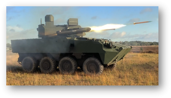 FZ | Thales Belgium SA – Rockets 70mm (2.75”) : John Cockerill Defense & Thales present a new mixed system composed of a cannon and 70mm rockets integrated into the Cockerill®3030 turret 
