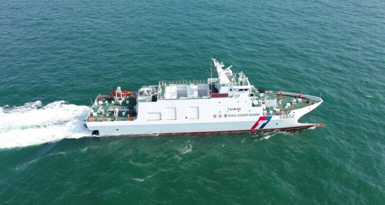 Taiwan Coast Guard Takes Delivery of Second Catamaran Patrol Vessel