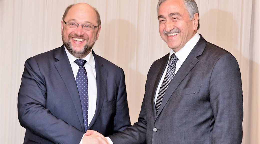President Akıncı met with the President of the European Parliament Martin  Schulz | Turkish Republic of Northern Cyprus
