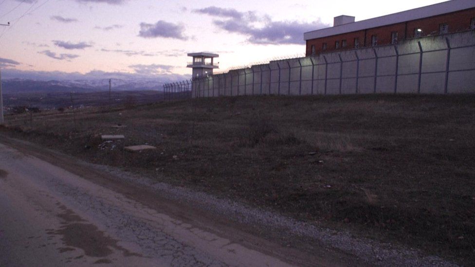 Watchtower at the prison in Gjilan