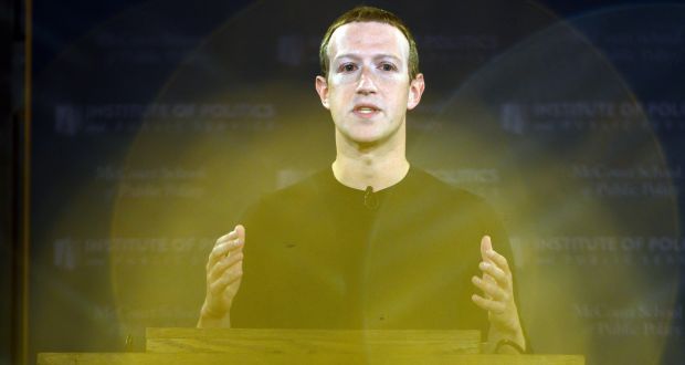 Facebook chief executive Mark Zuckerberg. Photograph: Andrew Caballero-Reynolds / AFP
