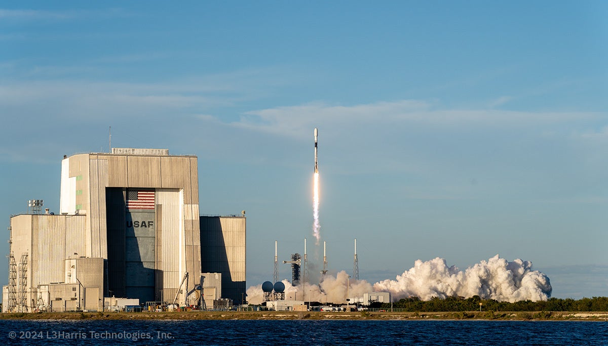 A launch emerges at Cape Canaveral Space Force Station