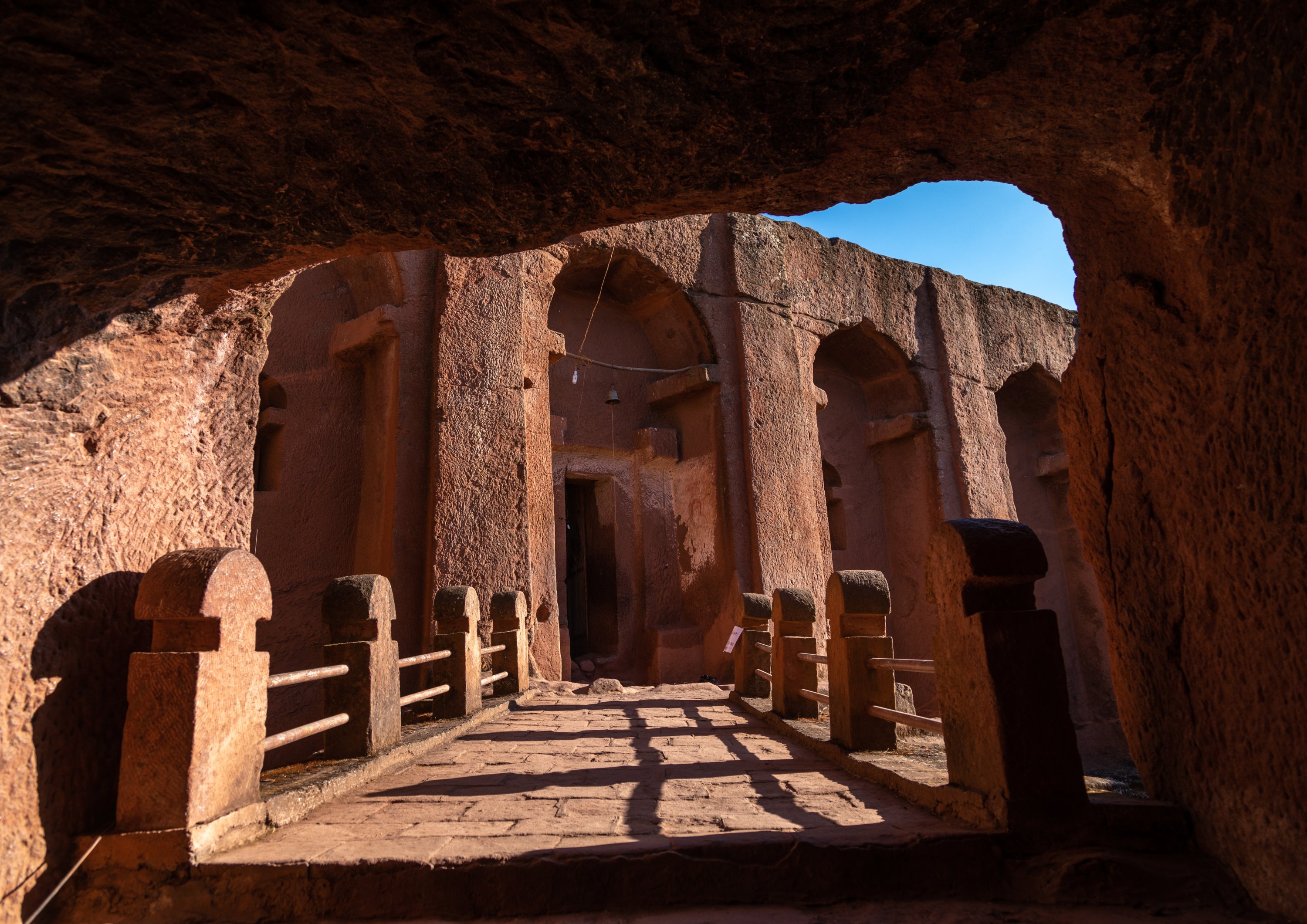 General view of Biete Gabriel-Rufael church, in Lalibela, Amhara Region, Ethiopia, Oct. 30, 2018. (Getty Images)