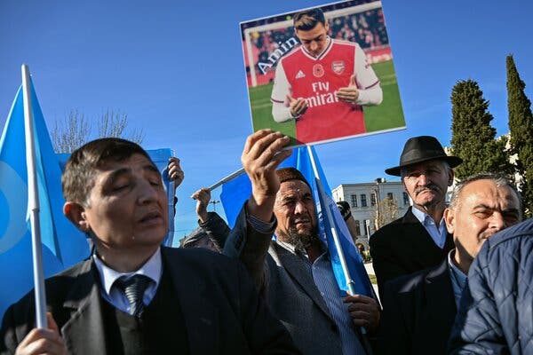 In Turkey, supporters of China’s Uighur minority were thrilled to have Özil’s support. The Chinese government was furious, and not just at the player.
