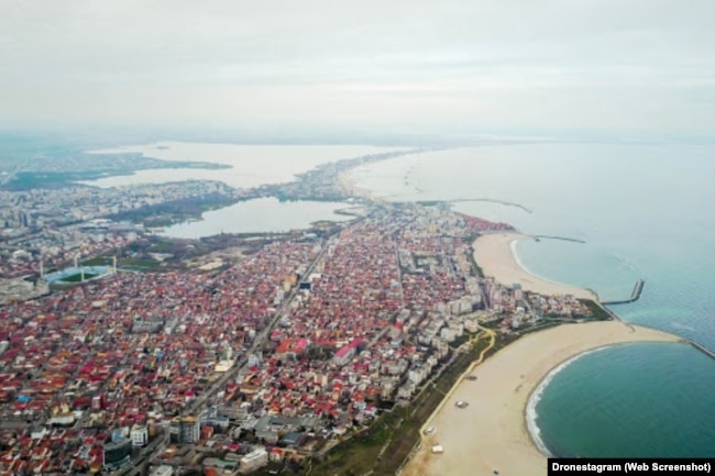 The port city of Constanta in Romania