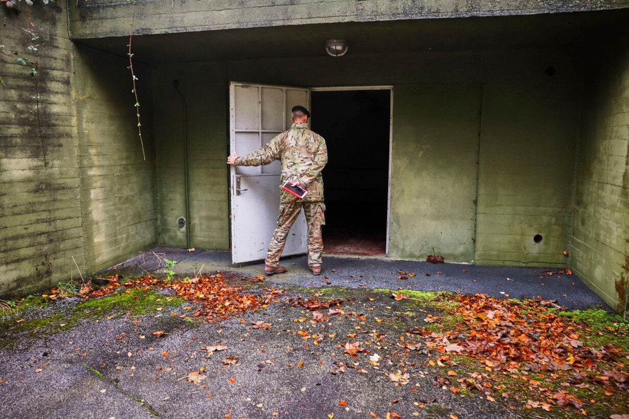 Tour for the press at the ammunition factory 'Krudten' on Wednesday 9 October 2024. The factory was reacquired by the Danish state in 2023 with the aim of producing ammunition for both Denmark and Europe. Photo: Claus Bjoern Larsen/Ritzau Scanpix