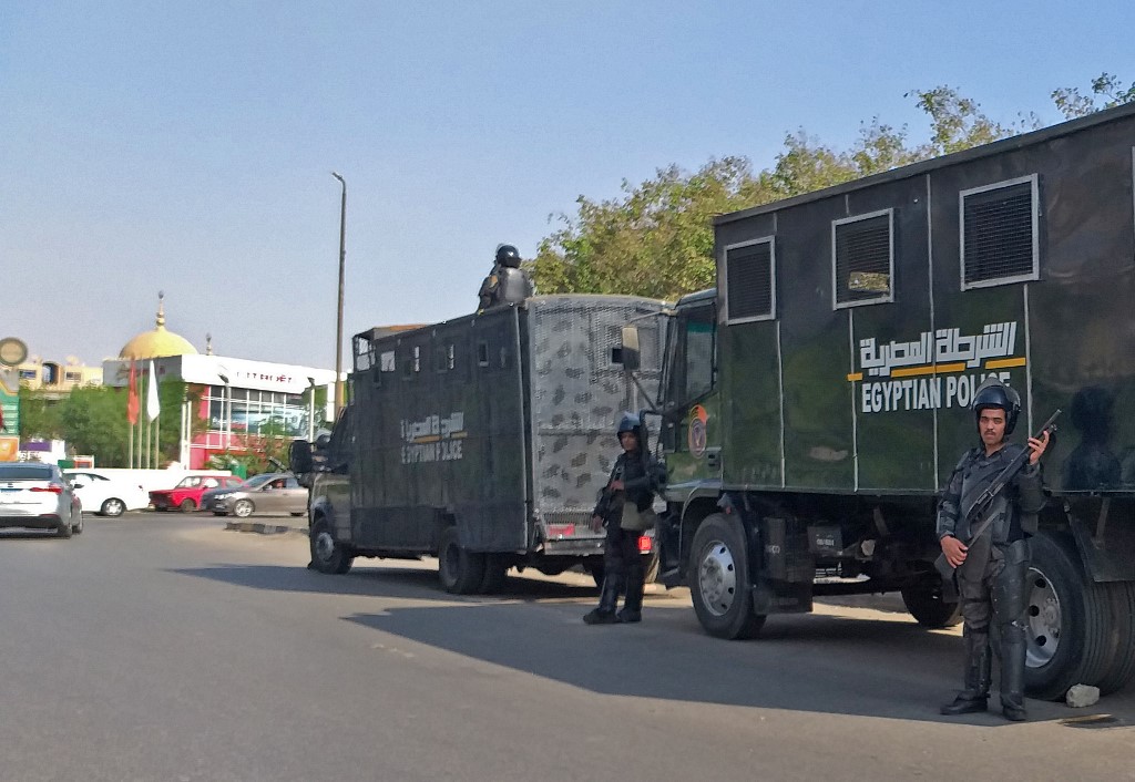 Egyptian security forces have intensified their presence in major squares in the capital (File/AFP)