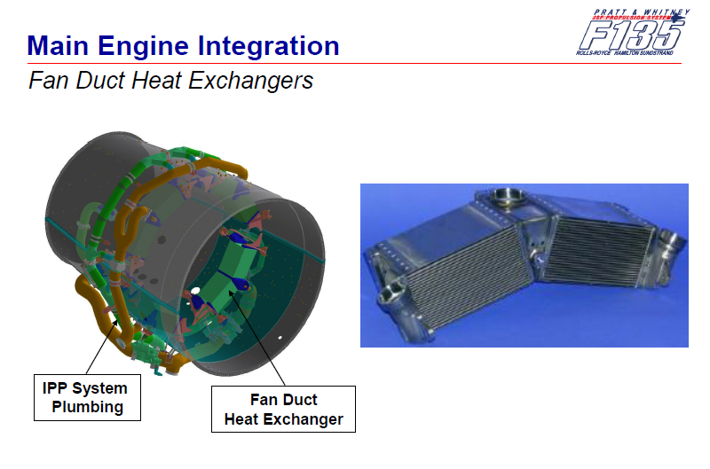F-135 heat exchanger