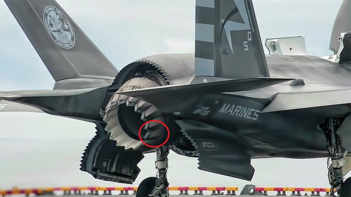 F-35B nozzle