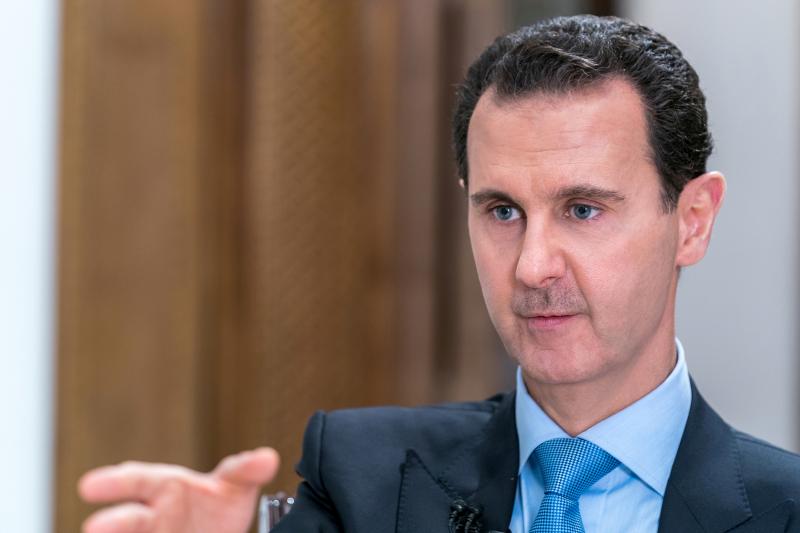 Syrian President Bashar al-Assad in Damascus, 2018