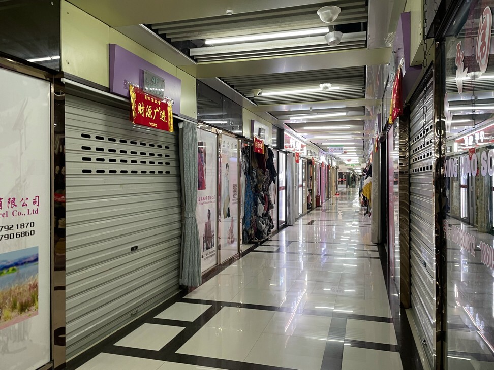 China’s famed Yiwu International Trade Market has looked a shadow of its former self since the pandemic hit. Photo: Luna Sun