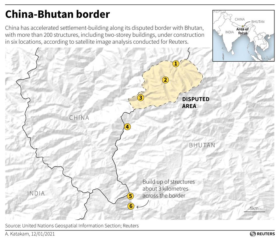 Bhutan, a country of less than 800,000 people, has been negotiating with Beijing for almost four decades to settle their 477-km border.