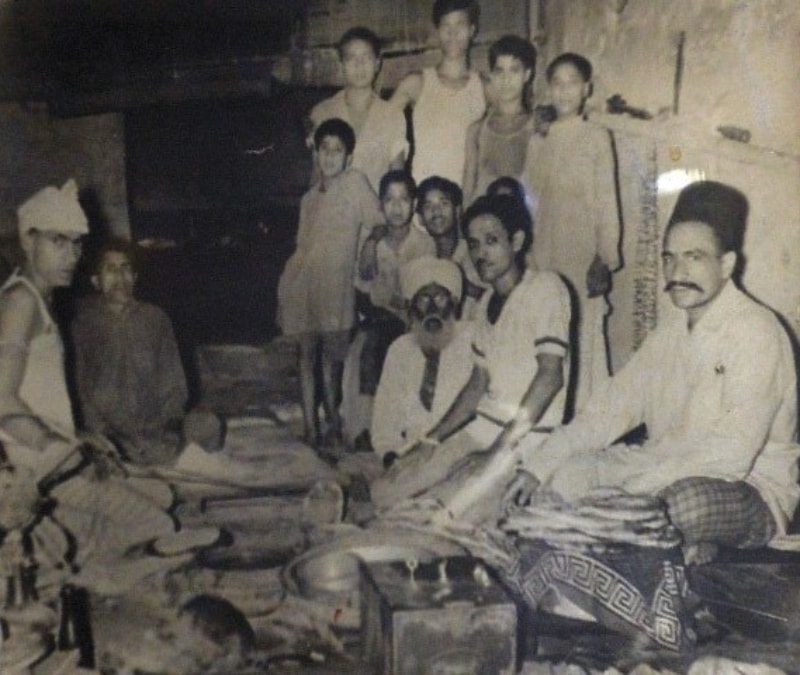 Centenarian and founder Jalal Din’s photo still hangs in his naan shop