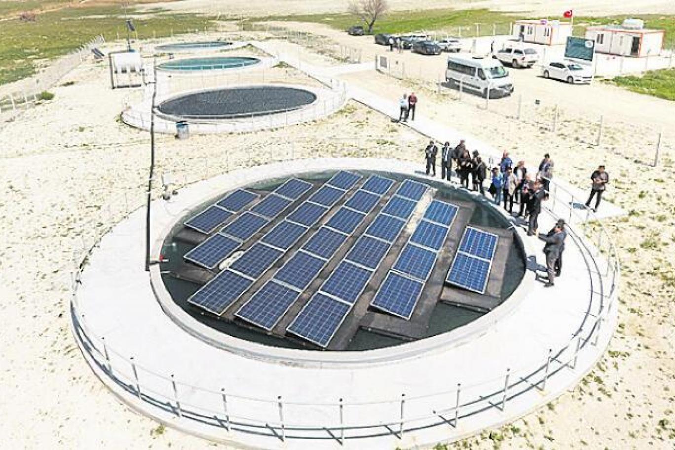Solar panels may be installed on lakes to reduce evaporation
