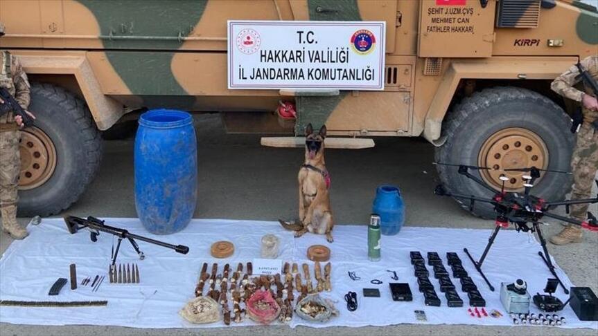 Turkish security forces seize PKKs ammunition cache