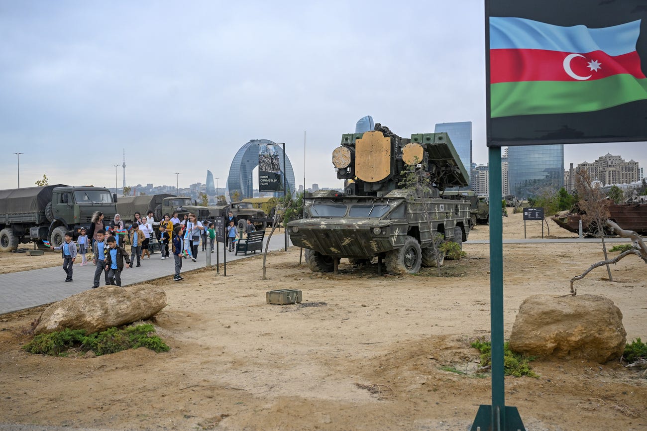 Azerbaijan Armenia military vehicles
