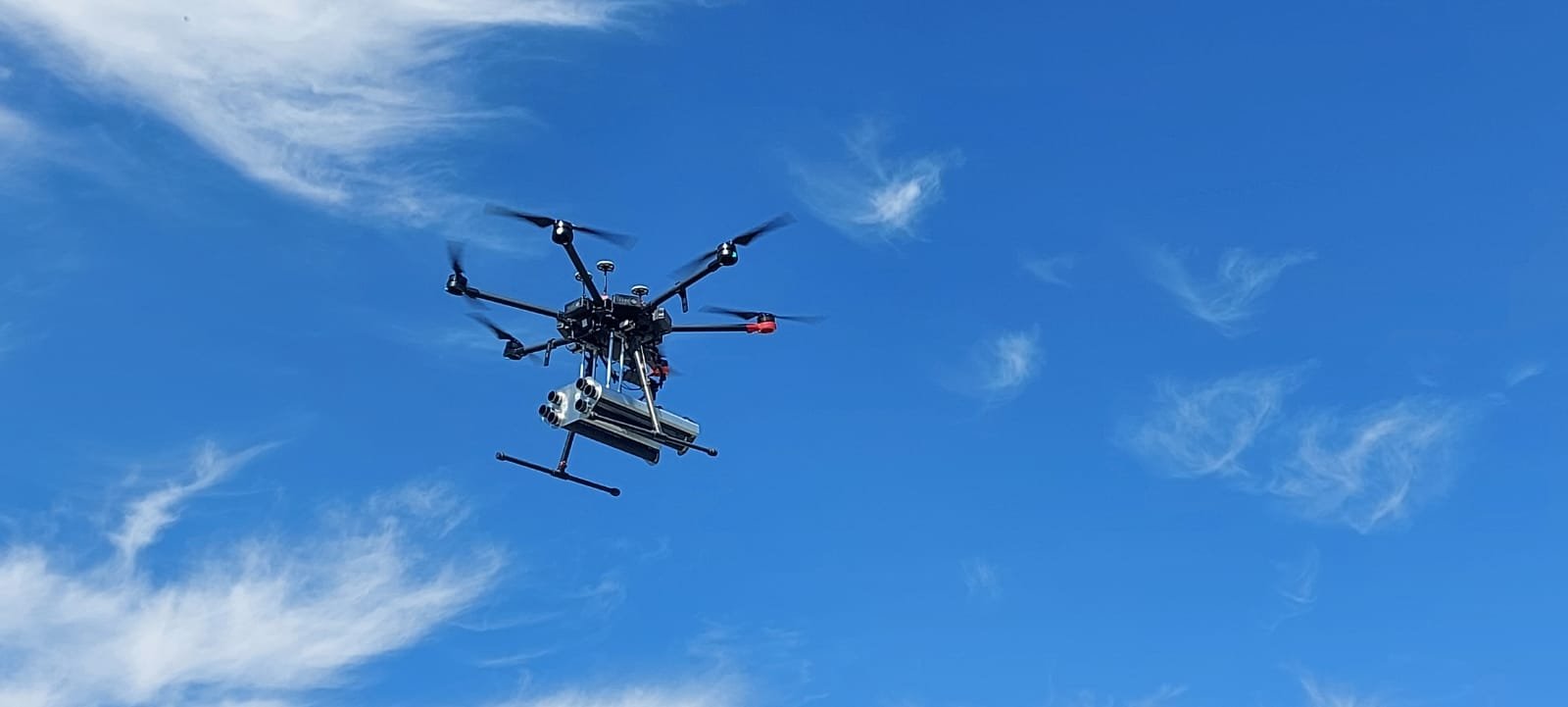 A mini drone carrying Troy Teknoloji Savunma ammunition is seen in the photo provided on May 16, 2021. (Photo by Troy Teknoloji Savunma via AA)
