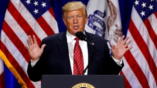 Former US President Donald Trump said NATO is a paper tiger(AP) Former US President Donald Trump said NATO is a paper tiger(AP)
