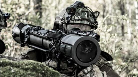 The Carl-Gustaf M4 weapon. (SAAB) The Carl-Gustaf M4 weapon. (SAAB)