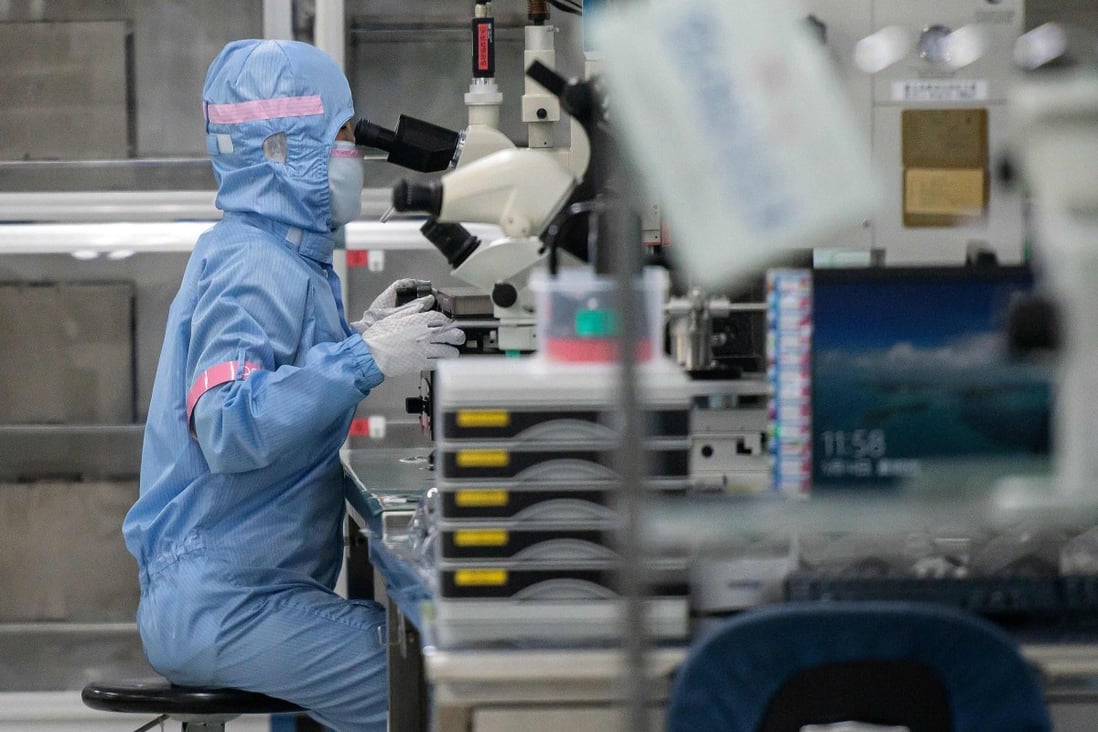 China, the world’s biggest importer of integrated circuits, has sought to reduce its dependence on imports amid concerns over supply disruptions due to geopolitical tensions with the United States. Photo: AFP