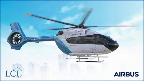 Rendering of H145 with LCI's color scheme