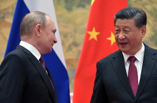 Russian President Vladimir Putin attends a meeting with Chinese President Xi Jinping in Beijing, China February 4, 2022. Sputnik/Aleksey Druzhinin/Kremlin via REUTERS Russian President Vladimir Putin attends a meeting with Chinese President Xi Jinping in Beijing, China February 4, 2022. Sputnik/Aleksey Druzhinin/Kremlin via REUTERS