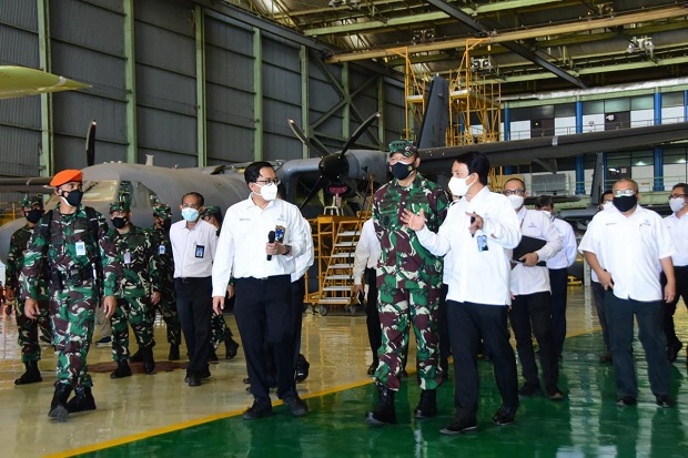 KSAU Tinjau Pembuatan Pesawat CN235, NC212i dan N219 di PTDI KSAU Tinjau Pembuatan Pesawat CN235, NC212i dan N219 di PTDI