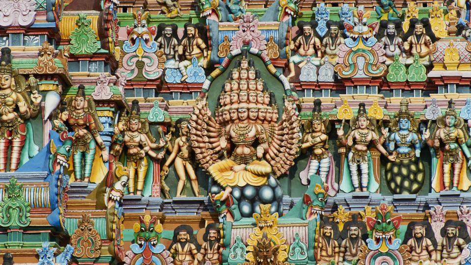 India, Tamil Nadu, Madurai, Sri Meenakshi temple