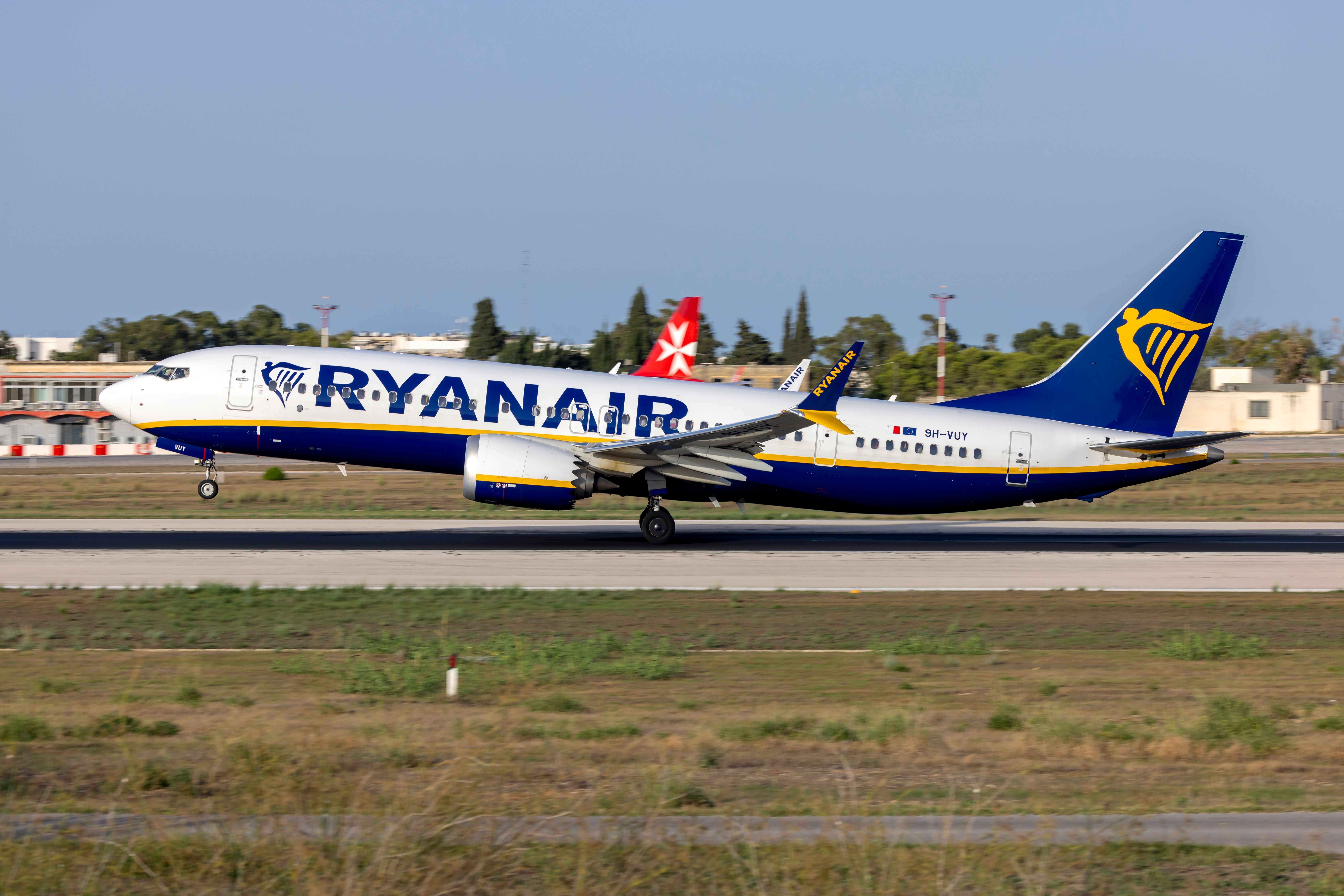 Ryanair Boeing 737 MAX In Malta