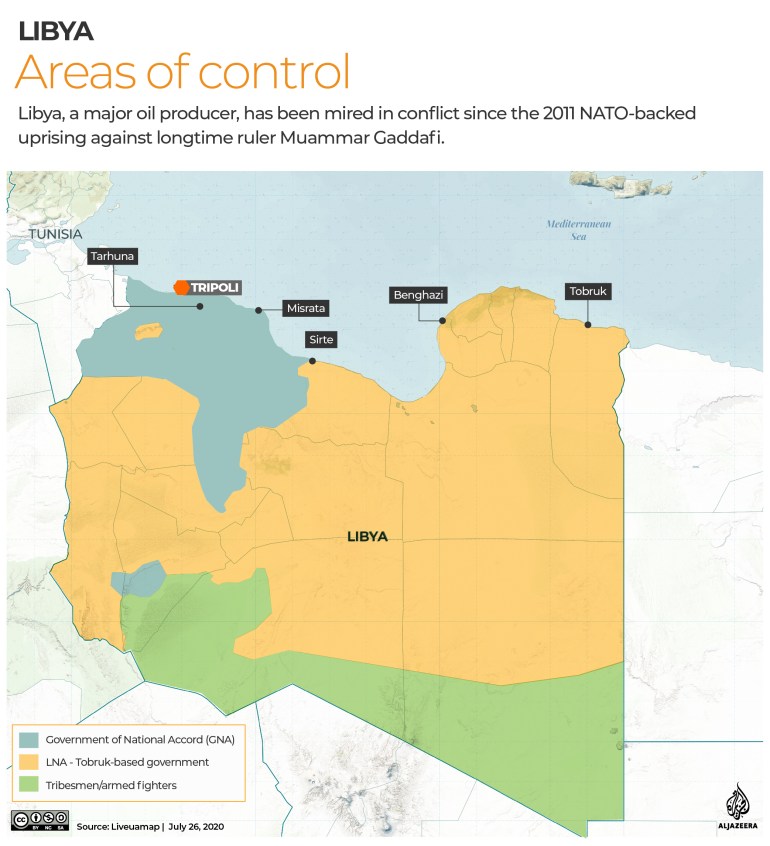 INTERACTIVE: Libya Control map - July 27, 2020