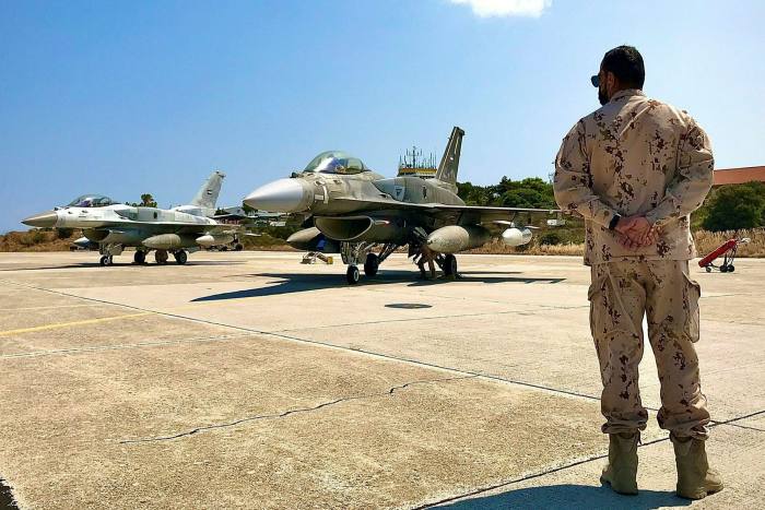 UAE jets prepare to take part in joint training with Greek forces