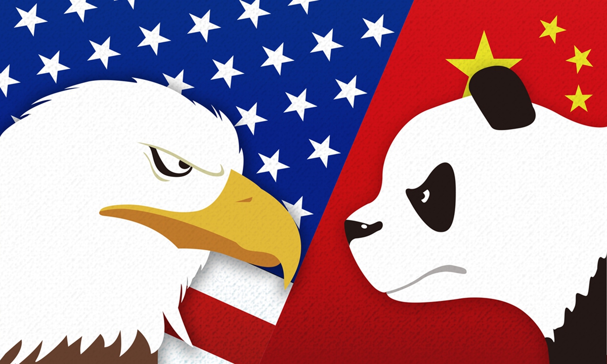 China-US Illustration: Liu Rui/GT China-US Illustration: Liu Rui/GT