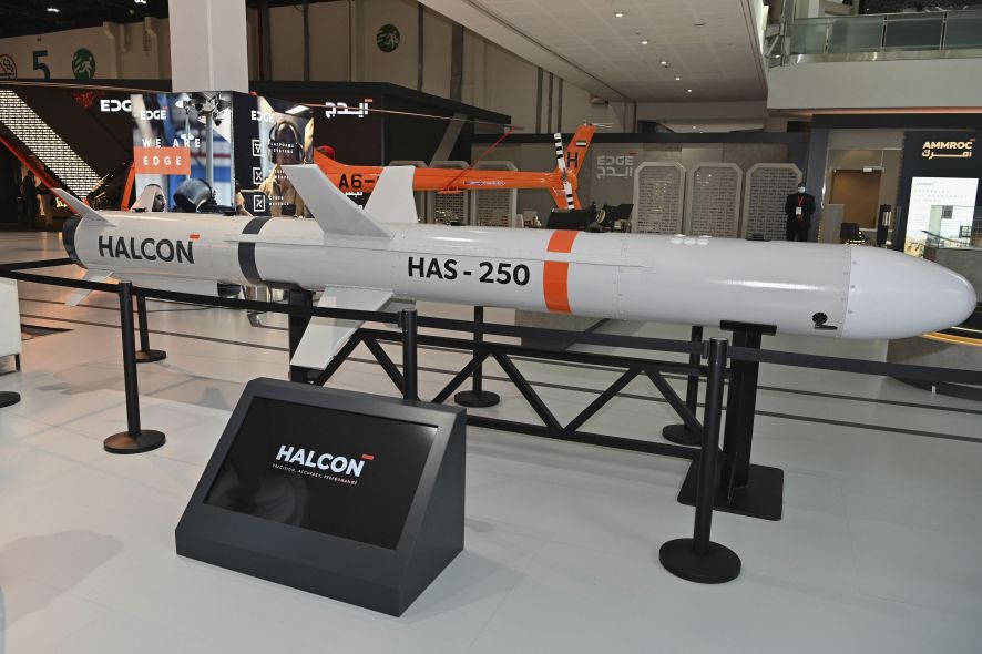 The HAS-250 on display at IDEX 2021. (Edge)