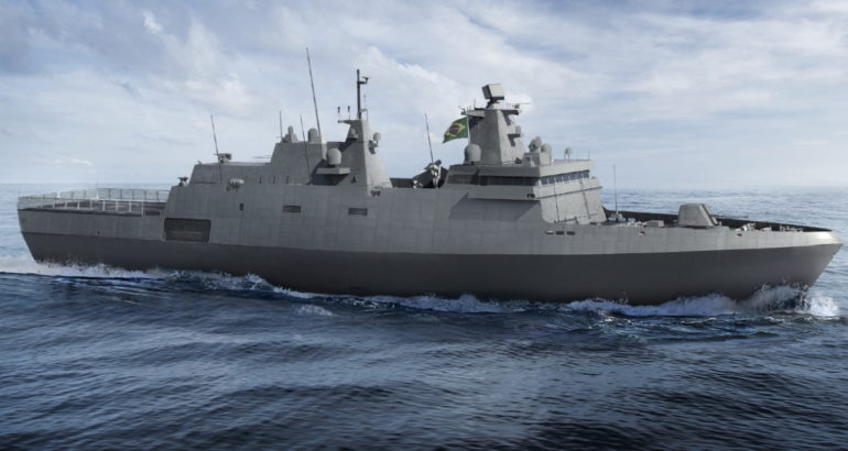 Artist impression of Tamandaré-class. TKMS image Artist impression of Tamandaré-class. TKMS image