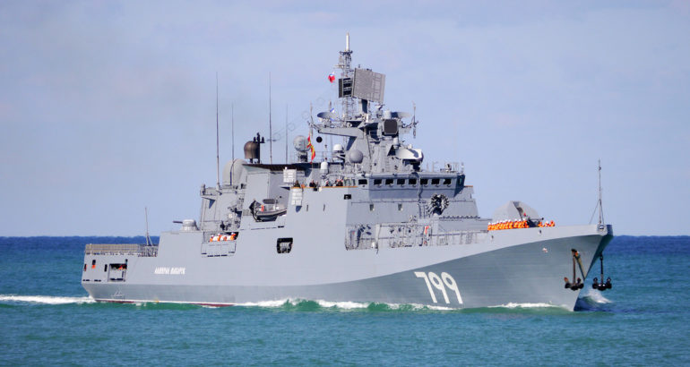 Russia Black Sea Fleet frigate Admiral Makarov Project 11356