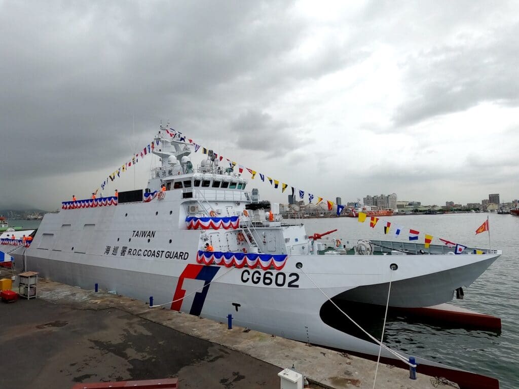 Taiwan Coast Guard Takes Delivery of Second Catamaran Patrol Vessel Taiwan Coast Guard Takes Delivery of Second Catamaran Patrol Vessel