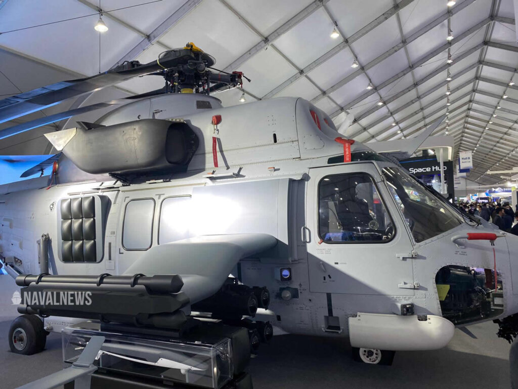 KAI Unveils New MAH Marineon Helicopter at ADEX 2021