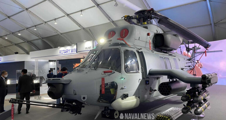 KAI Unveils New MAH Marineon Helicopter at ADEX 2021