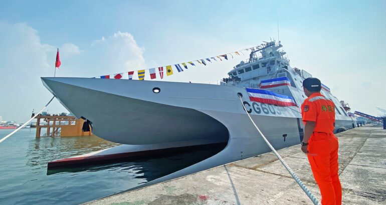 Taiwan Coast Guard Takes Delivery of Third Catamaran Patrol Vessel Taiwan Coast Guard Takes Delivery of Third Catamaran Patrol Vessel