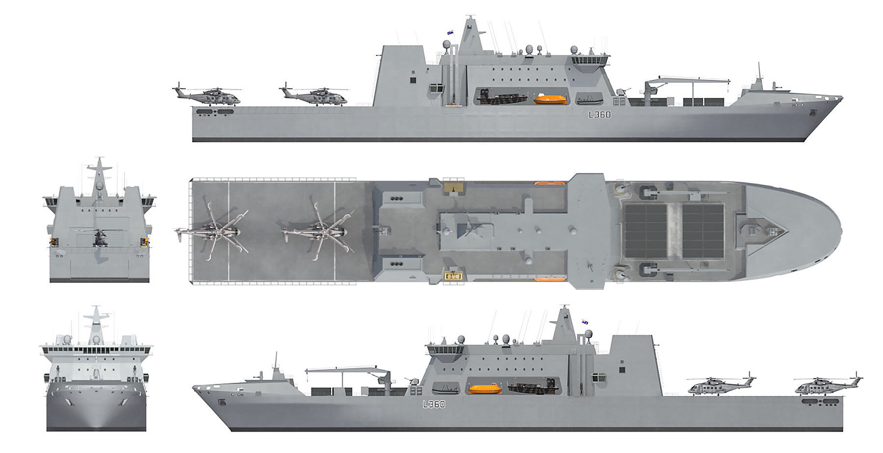 Multi Rose Support Ship Multi Rose Support Ship