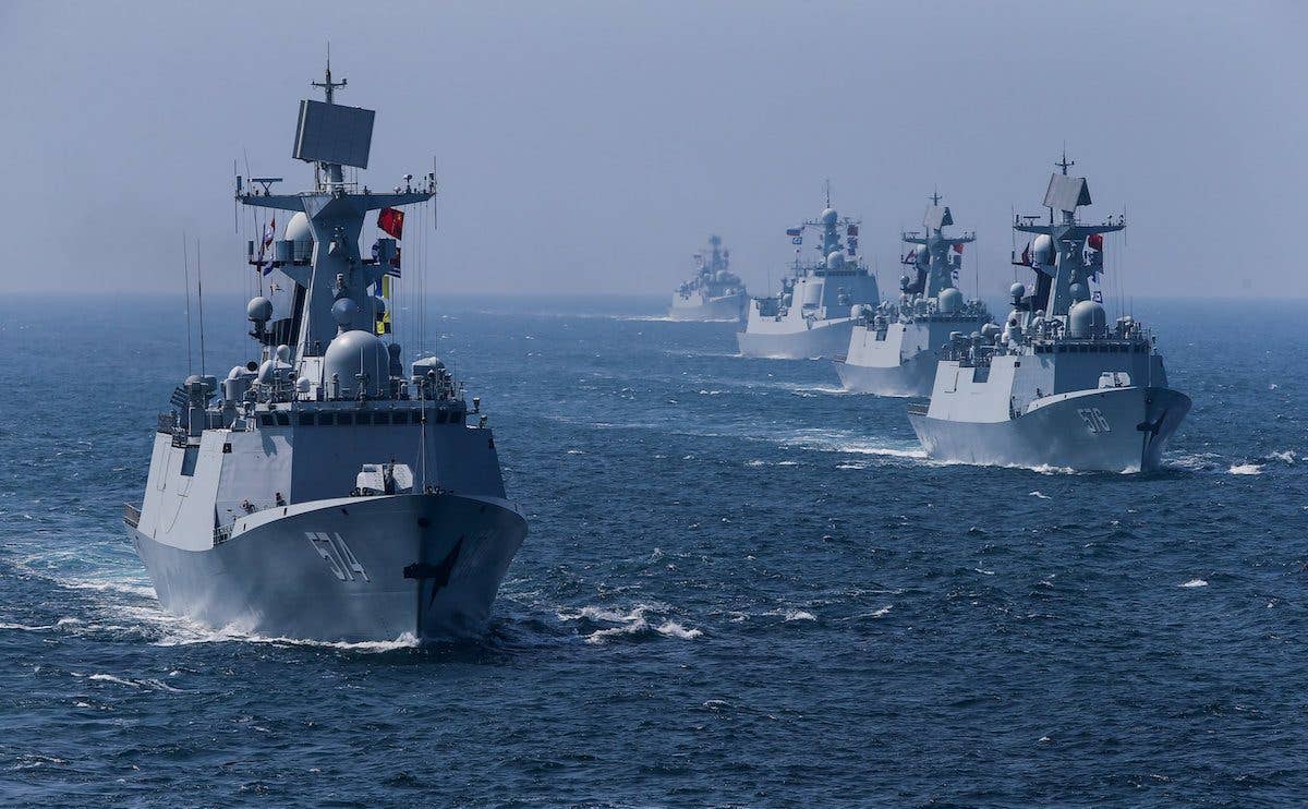 The massive expansion of China's Navy is one of many concerns for U.S. commanders to deal with. (PLAN)